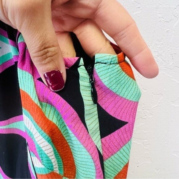 Anthropologie Multicolor Geometric Dress - Picture 7 of 16